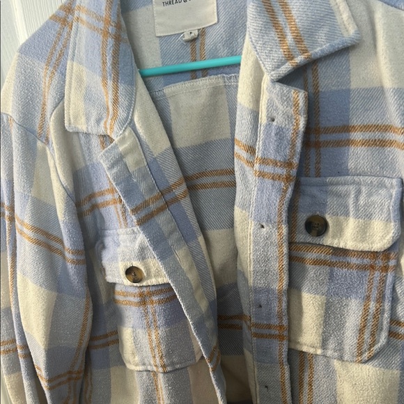 Universal Thread Checkered Button-Up Jacket - Picture 3 of 3